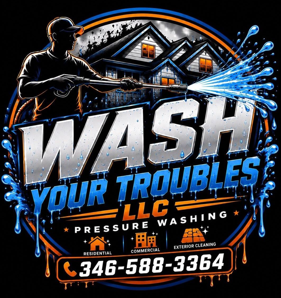 WASH YOUR TROUBLES logo